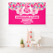 エクストララージ宇宙女性のカーボーイ2024卒業バナー 横断幕 (インサイチュ)