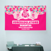 エクストララージ宇宙女性のカーボーイ2024卒業バナー 横断幕 (トレードショー)