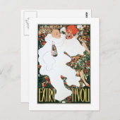 エクストラヴィンテージワインドリンクとアート ポストカード (正面/裏面)