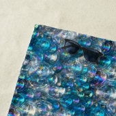 エクストラ大バスタオル泡バスルーム水色ブルー ビーチタオル (インサイチュ)