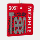 エクストラ10代のネアカスタムオーナメント セラミックオーナメント (右)