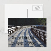 エクストラ・マイルへ…トレッスルポストカード ポストカード (正面/裏面)