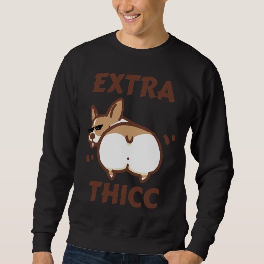エクストラThiccコルギ スウェットシャツ (正面)