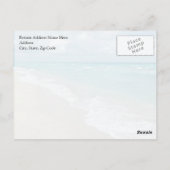 エクストリームくつろぎビーチビューホワイトサンド ポストカード (裏面)