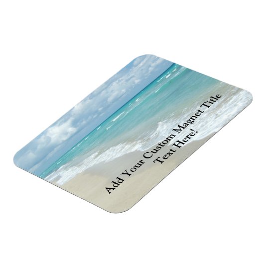 エクストリームくつろぎビーチビューホワイトサンド マグネット (左側)