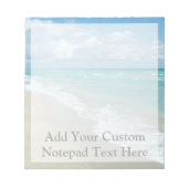 エクストリームくつろぎビーチビュー ノートパッド (正面)