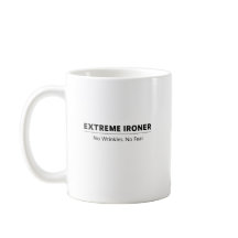 エクストリームアイロンマグ  シワなし  怖いものなし コーヒーカップ