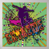 エクストリームスケートボードポスター ポスター (正面)