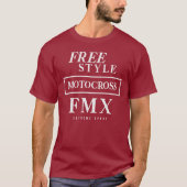 エクストリームスポーツフリースタイルモトクロスFMX Tシャツ (正面)