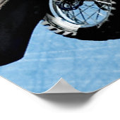 エクストリームスポーツポスター:Motocross Bike Doing Tricks ポスター (角)