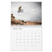 エクストリームスポーツ，スケートボード， MotoX，バイクカレンダー カレンダー (2月 2026)