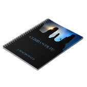 エクストリームスポーツ，モノグラム，登山家，ジャーナル ノートブック (左側)