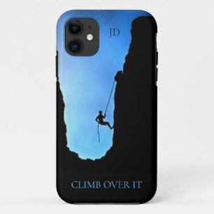 エクストリームスポーツ,モノグラム,登山家, iPhone 11 ケース