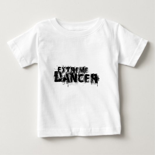 エクストリームダンサーブラック ベビーTシャツ (正面)