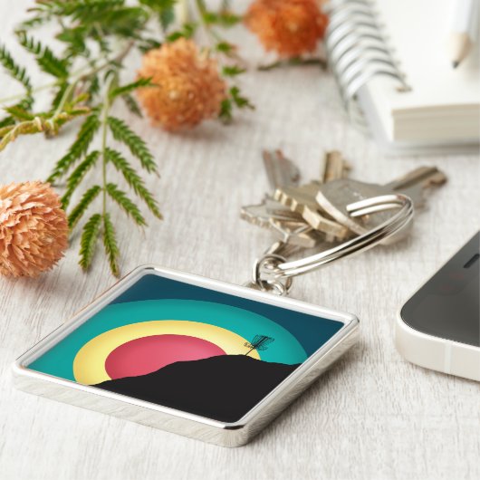 エクストリームディスクゴルフ キーホルダー (側面)