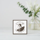 エクストリームマウンテンサイクリングサイクリングサイクリストスポーツショップ スクエア名刺 (スタンド正面)