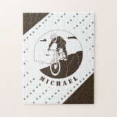 エクストリームマウンテンサイクリングサイクリングスターサイクリスト名  ジグソーパズル (縦)