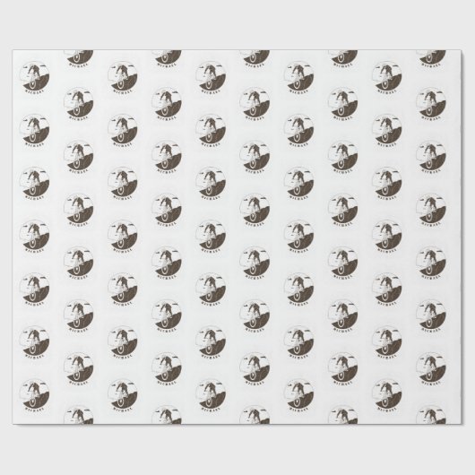 エクストリームマウンテンサイクリングサイクリングスポーツサイクリスト名 ラッピングペーパー (フラット)