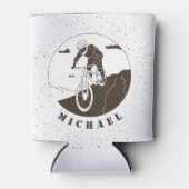 エクストリームマウンテンサイクリングサイクリングスポーツサイクリスト名 缶クーラー (正面)