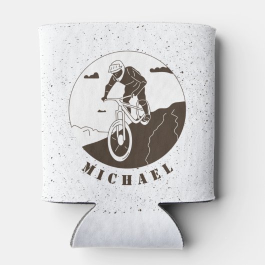 エクストリームマウンテンサイクリングサイクリングスポーツサイクリスト名 缶クーラー (裏面)