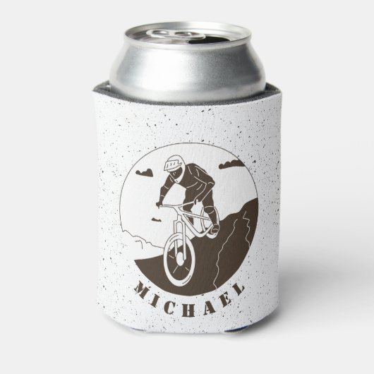 エクストリームマウンテンサイクリングサイクリングスポーツサイクリスト名 缶クーラー (缶裏面)