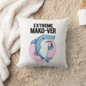 エクストリームマコバーおもしろいマコシャークパン クッション (ブランケット)