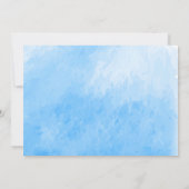 エクストリームミルクシェイクスの誕生日バッシュ青 招待状 (裏面)