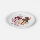 エクストリームミルクシェス誕生日パーティー ペーパープレート (アングル)