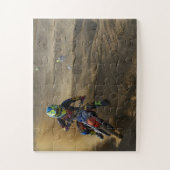 エクストリームモトクロスオートバイモータースポーツバイク ジグソーパズル (縦)