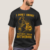 エクストリームモトクロスギアモーターバイクフリースタイルエンデュール Tシャツ (正面)