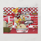 エクストリーム料理はがき ポストカード (正面)