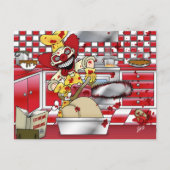 エクストリーム料理はがき ポストカード (正面)