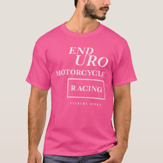 エクストリーム スポーツ エンデューロ オートバイ レース リトロ Tシャツ