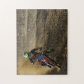 エクストリーム モトクロス バイク モータースポーツ ジグソーパズル (縦)