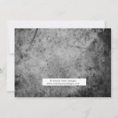 エクストリーム ローラー スケート 少年の誕生日招待状 招待状 (裏面)