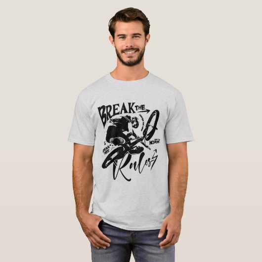 エクストリームBMXフリースタイルライダー Tシャツ (正面フル)