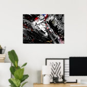 エクストリームBMXライダー – マウンテンバイクレーサー ポスター (ホームオフィス)