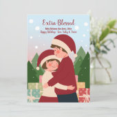 エクスト賛美ラクリスマス妊娠ホリデーカード シーズンカード (スタンド正面)