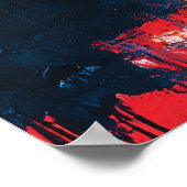 エクスプレシショニストナイトカフェはっきりした – アーバンノワール ポスター (角)