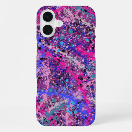 エクスプレッシブ・スプラッターアート iPhone 16 PLUSケース