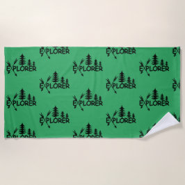 エクスプローラデザイン-ビーチタオル ビーチタオル