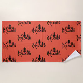 エクスプローラデザイン-ビーチタオル ビーチタオル