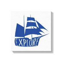 エクスプローラーセーリングボート子供部屋アート