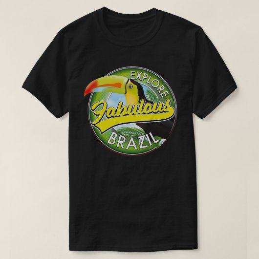 エクスプローラーファビラスブラジルロゴ Tシャツ (デザイン正面)
