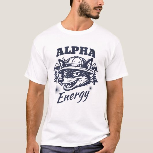 エクスプローラーモードの狼アドベンチャーデザイン - 野生の自然 Tシャツ (正面)