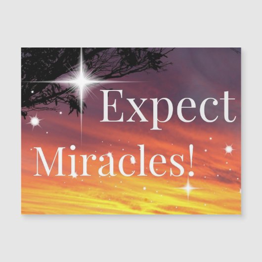 エクスペクトミラクルスパークルサンセット感動的引用文 (正面)