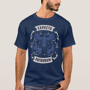 エクスペクト・パトローナム ヴィンテージ シルエット グラフィック Tシャツ
