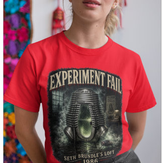 エクスペリメント・フェイル 女性用ダーク Tシャツ