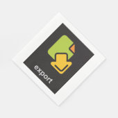 エクスポートアイコン スタンダードランチョンナプキン (角)