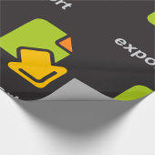 エクスポートアイコン ラッピングペーパー